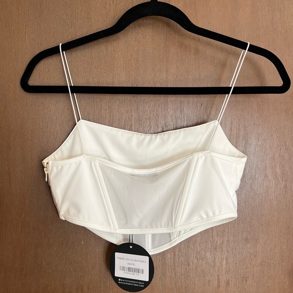 White Fox Bustier - Picture 3 of 4